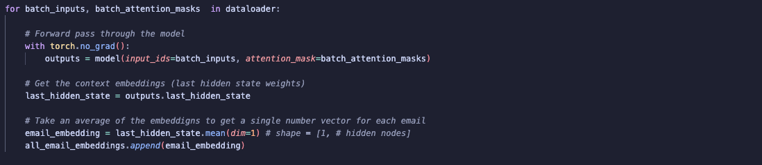 Get Embeddings