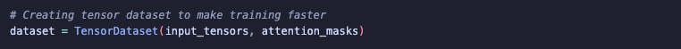 Tensor Dataset