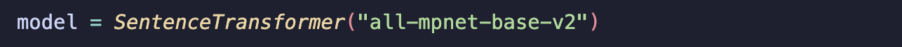 Load embedding model
